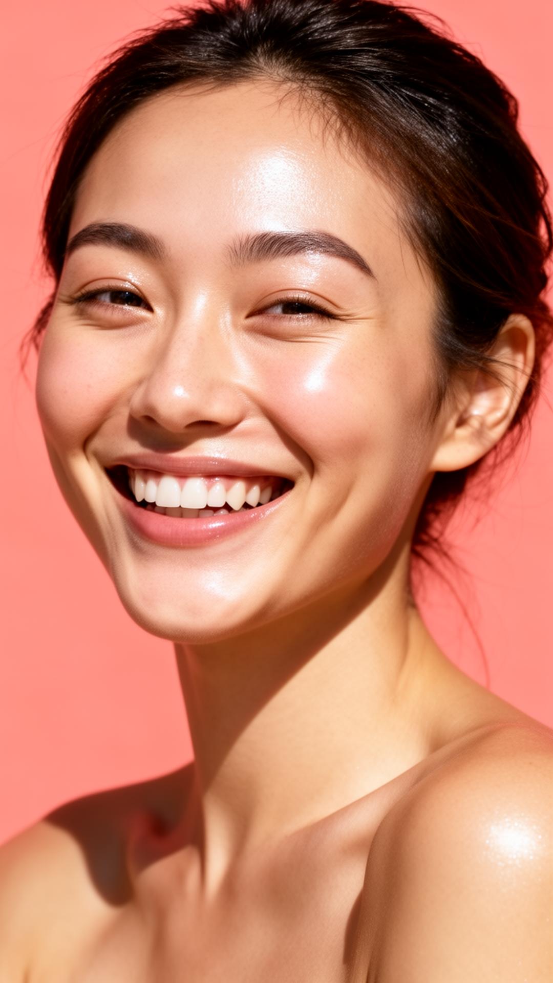 Glowing radiant skin after Lumi consultation